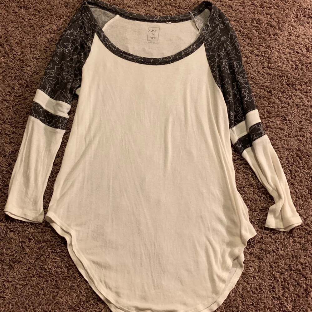 3/4 length stretchy top